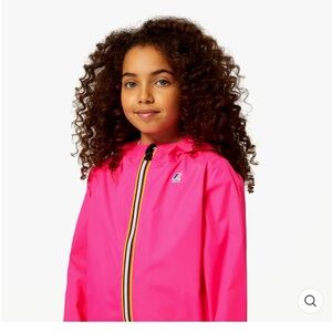 La Vrai Claude K-way Pink Girls Jacket